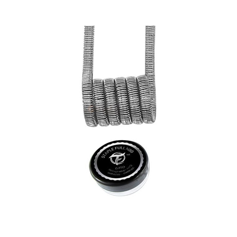 Coils Staple Full NI80 0,45 ohm Fumytech