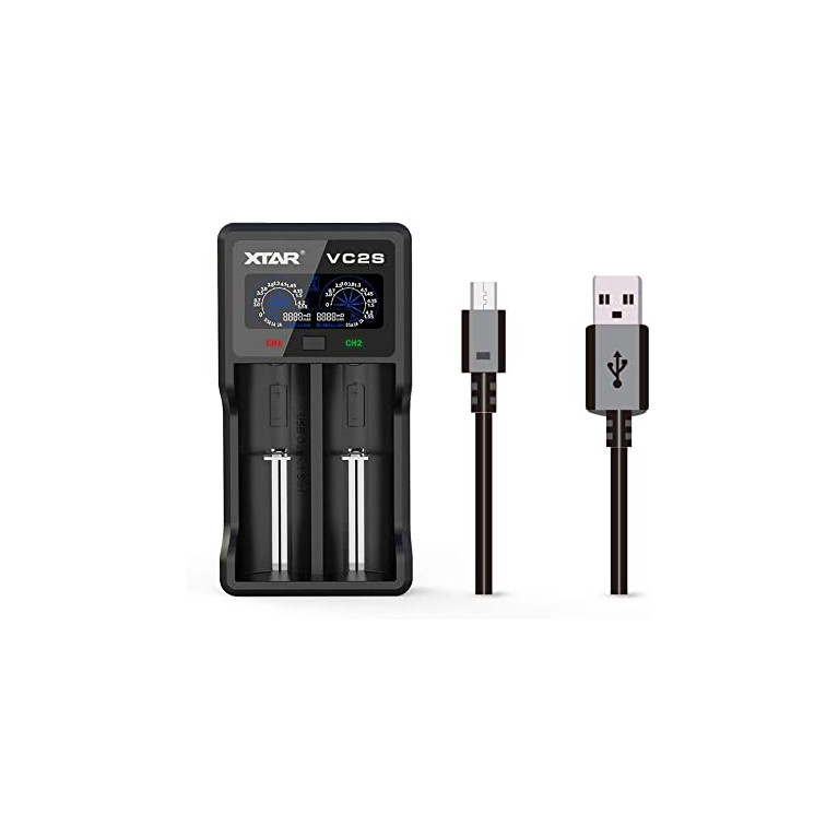 Chargeur Accus Duo VC2S Xtar Light