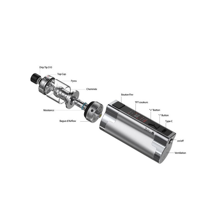Kit Zelos 3 - 3200 Mah - 4 ml Aspire Kit Zelos 3 - 3200 Mah - 4 ml Aspire