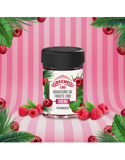 Douceurs de Fruits Framboise au CBD GREENEO 300mg