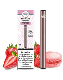 Vape pen Dinner Lady Strawberry macaroon