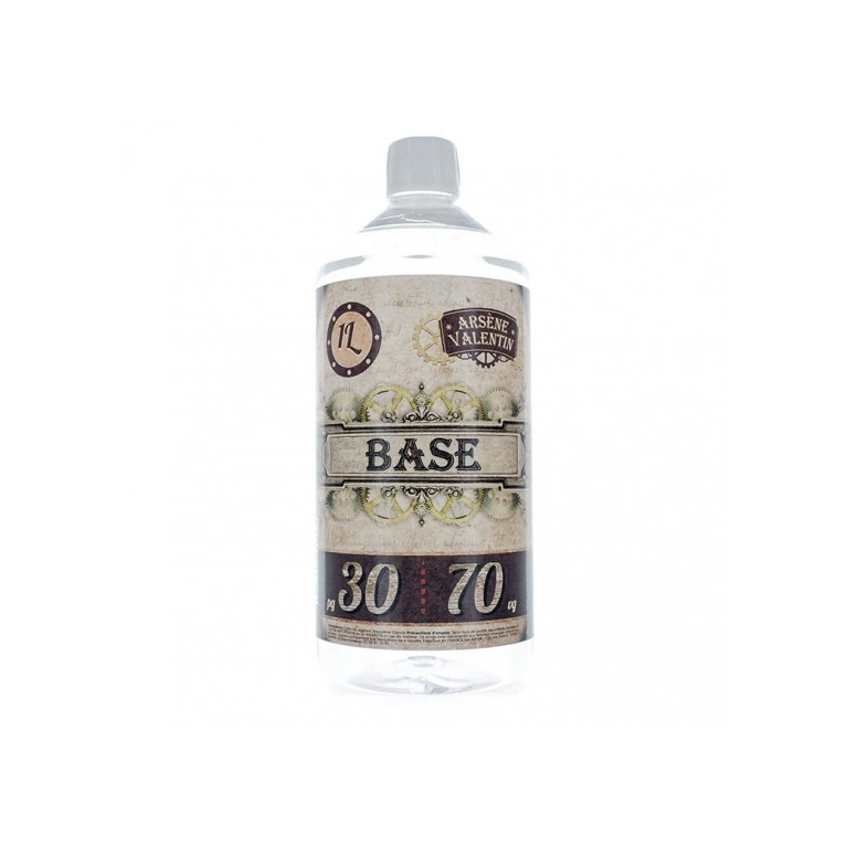 Base Neutre 30PG / 70 VG 1 Litre Arsène Valentin Base Neutre 30PG / 70 VG 1 Litre Arsène Valentin