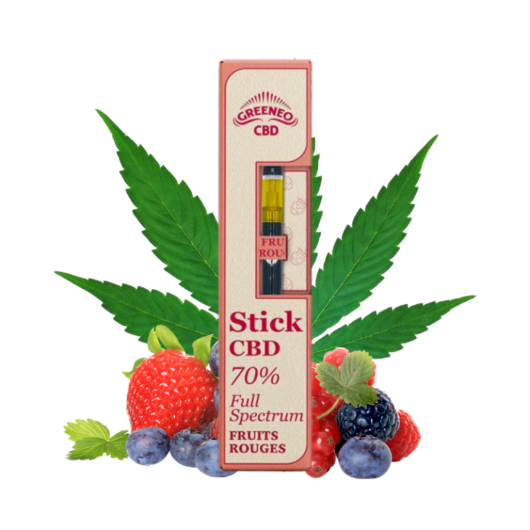 CBD Stick Fruits Rouges 70% Greeneo CBD Stick Fruits Rouges 70% Greeneo