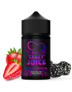 Crazy Juice Boysenberry et fraise de lune Mukk Mukk 50ml 0mg ar.