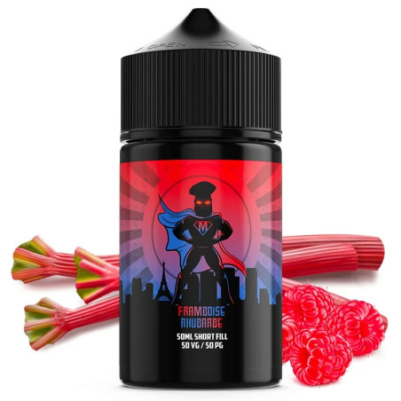 Framboise Rhubarbe Super Mukk 50ml 0mg ar.