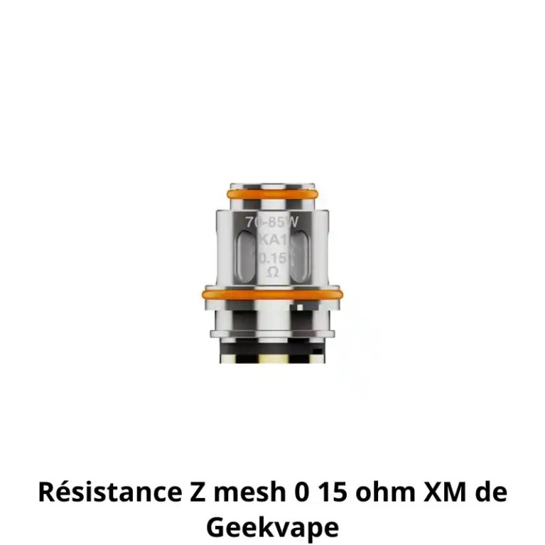 Résistances Zeus Mesh Z 0.15 Ohms Résistances Zeus Mesh Z 0.15 Ohms