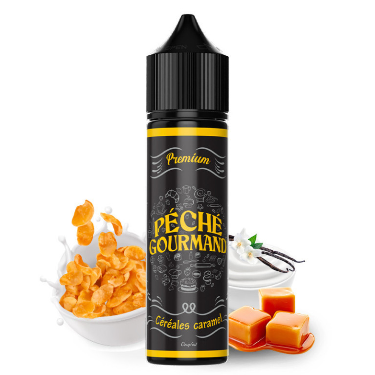 Céréales Caramel - Péché Gourmand - 50ml 0mg