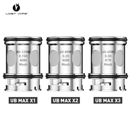 Résistances UB Max - Lost Vape ot.