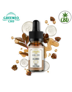 Huile de CBD Full Spectrum Alliance - GREENEO 1000mg