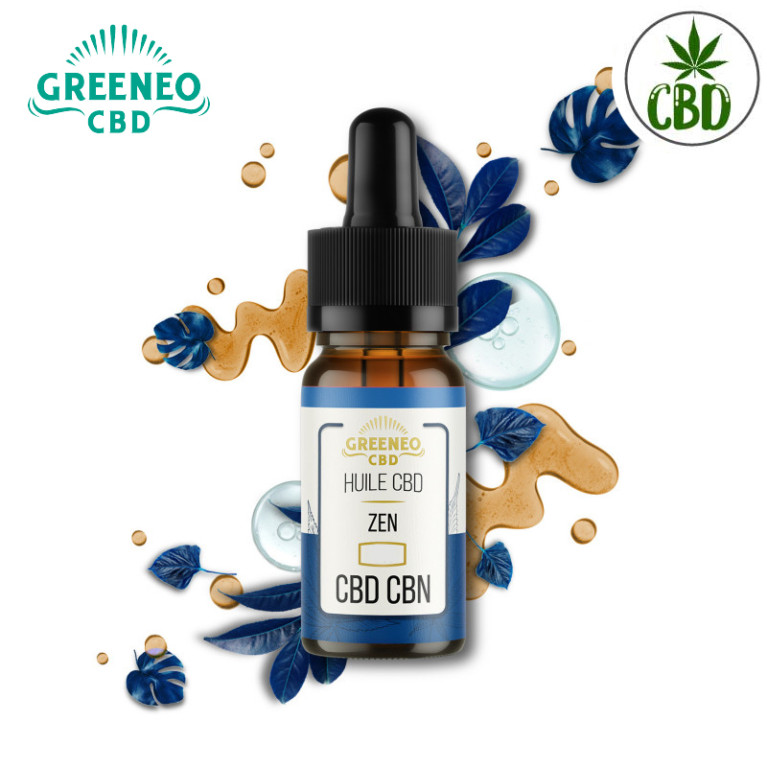 Huile de CBD + CBN Zen - GREENEO 1000mg