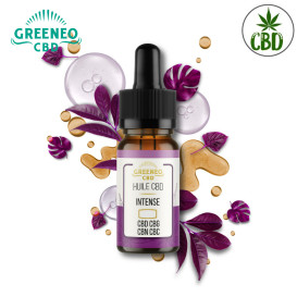 Huile de CBD + CBN Intense de GREENEO 1000mg