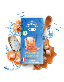 Caramels Fondants à la fleur de sel au CBD Greeneo 150mg