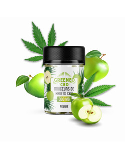 Douceurs de Fruits Pomme au CBD Greeneo 300mg