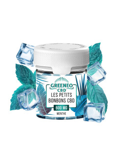 Bonbons Menthe au CBD Greeneo 600mg