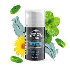 Active GEL CBD IMPACT Greeneo 100ml 500mg