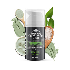 Gel effort (Crème CBD sport ) Greeneo 1000mg