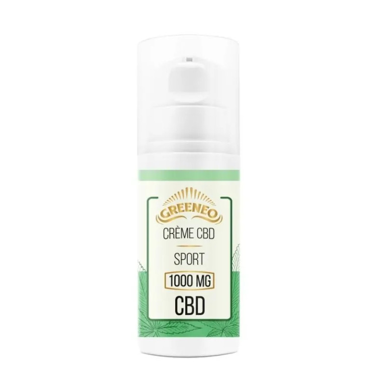 Crème au CBD Sport - GREENEO 1000mg