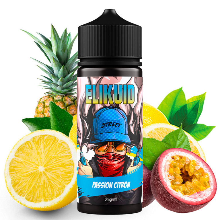 Passion Citron 100ml 0mg Elikuid Street