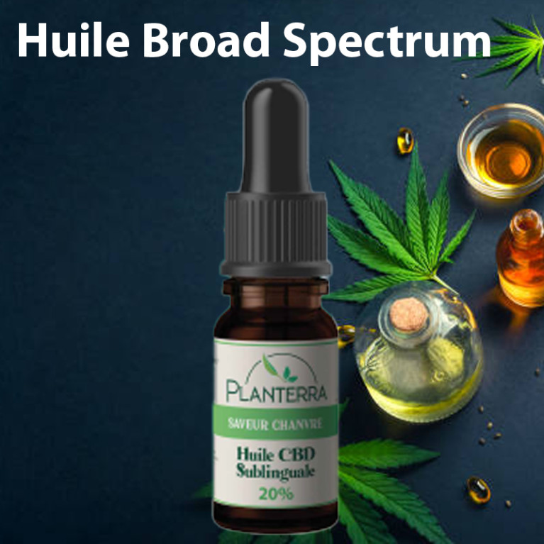 Huile de CBD Broad Spectrum - Chanvre 20%