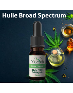 Huile de CBD Broad Spectrum Planterra - Chanvre 30%
