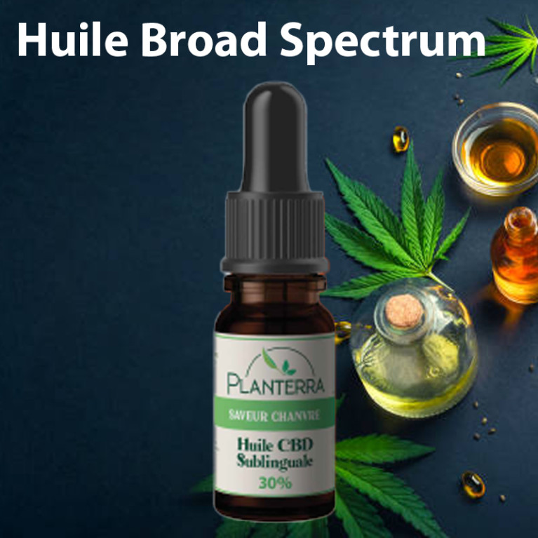 Huile de CBD Broad Spectrum Planterra - Chanvre 30%