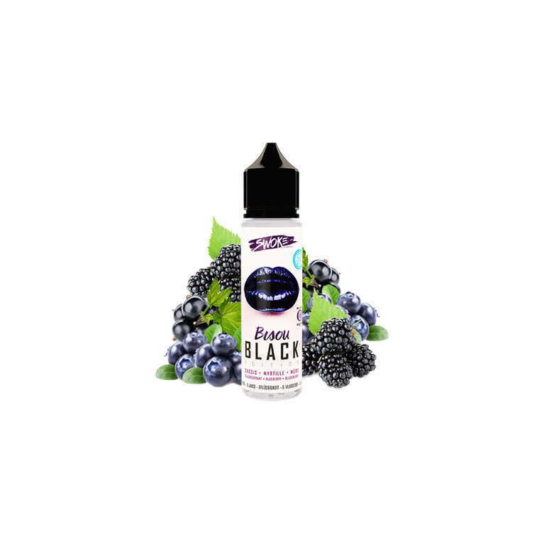 Bisou Black Swoke 50ml- 0mg ot. Bisou Black Swoke 50ml- 0mg ot.