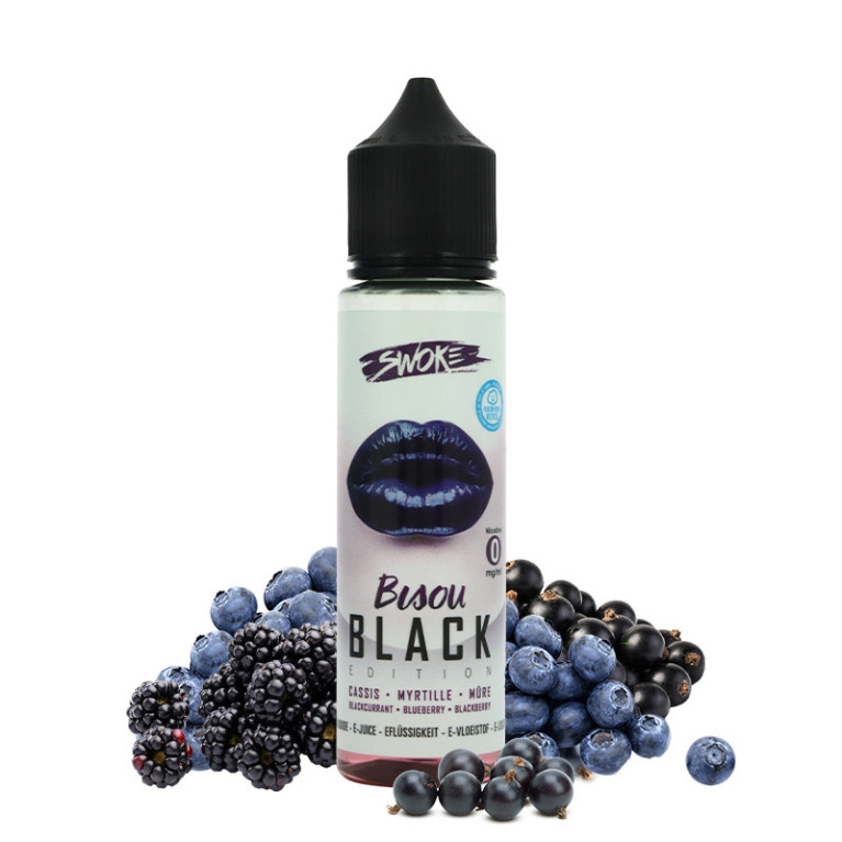 Bisou Black Swoke 50ml- 0mg ot. Bisou Black Swoke 50ml- 0mg ot.
