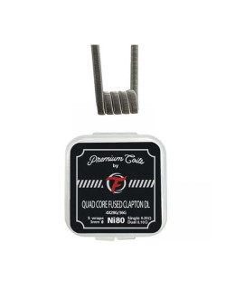 Quad Core Fused Clapton DL Ni80 0.20 (10pcs) - Fumytech ot.
