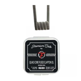 Quad Core Fused Clapton DL Ni80 0.20 (10pcs) - Fumytech ot.