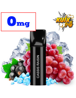 Cartouche Kuix Cassis Raisin - Sel de nicotine  - 0mg ot.