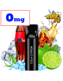 Cartouche Kuix Citron Vert Cola - Sel de nicotine  - 0mg ot.