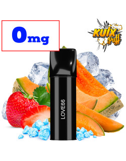 Cartouche Kuix Love 66 - Sel de nicotine  - 0mg ot.
