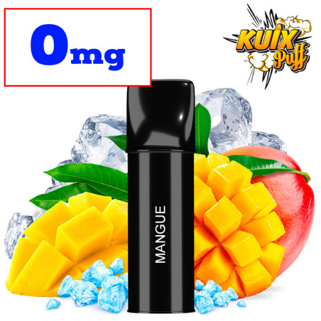 Cartouche Kuix Mangue - Sel de nicotine  - 0mg ot.