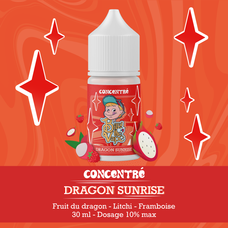 Dragon Sunrise Concentré 30 ml -Billy The Vape ot.