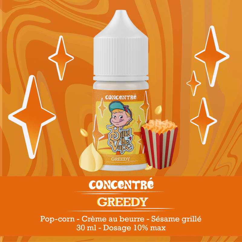 Greedy Concentré 30 ml -Billy The Vape ot.