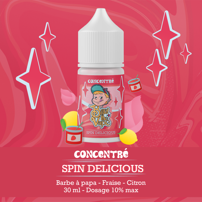 Spin Delicious Concentré 30 ml -Billy The Vape ot.