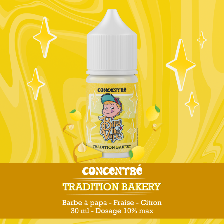 Tradition Bakery Concentré 30 ml -Billy The Vape ot. Tradition Bakery Concentré 30 ml -Billy The Vape ot.