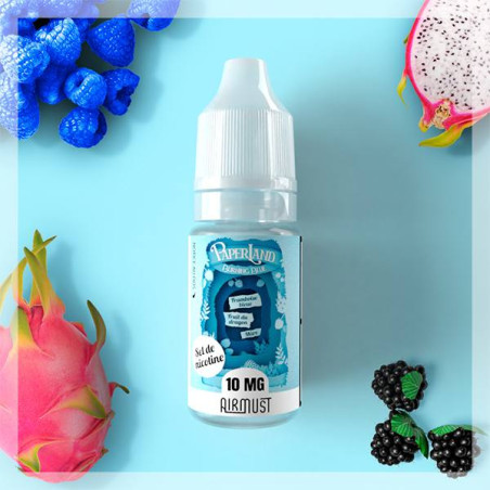 Paperland- Sel de nicotine Burning Blue -10ml ot.