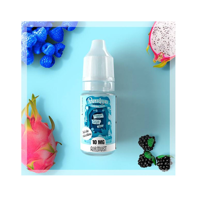 Paperland- Sel de nicotine Burning Blue -10ml ot.