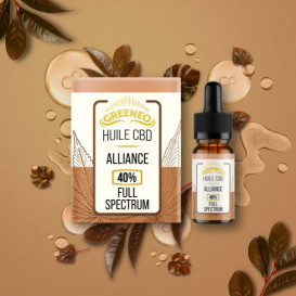 Huile de CBD Full Spectrum Alliance - GREENEO 4000mg