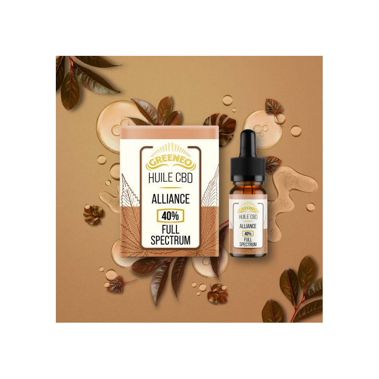 Huile de CBD Full Spectrum Alliance - GREENEO 4000mg Huile de CBD Full Spectrum Alliance - GREENEO 4000mg