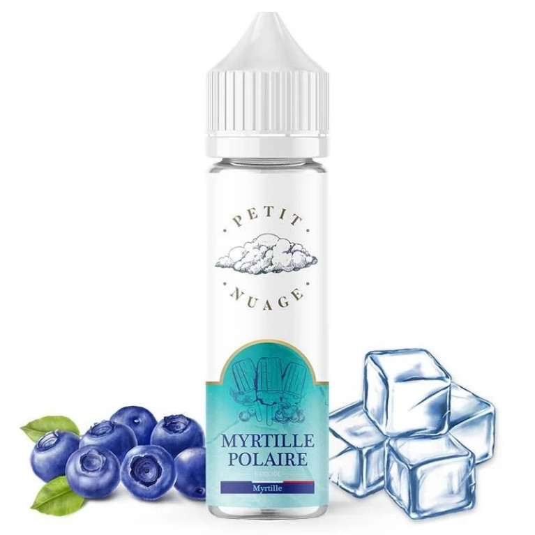 Myrtille Polaire- Petit nuage 60ml - 0mg ot.