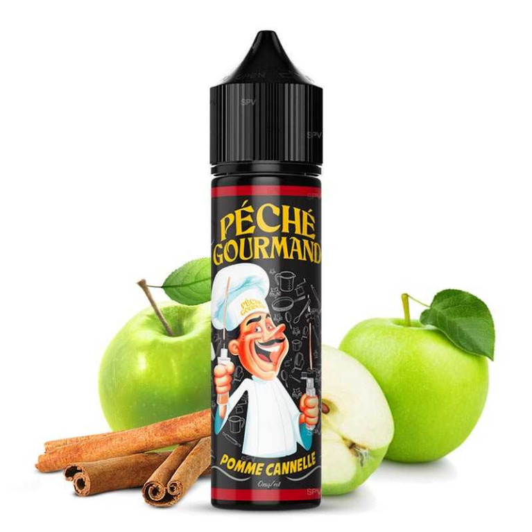 Pomme Cannelle - Péché Gourmand - 50ml 0mg