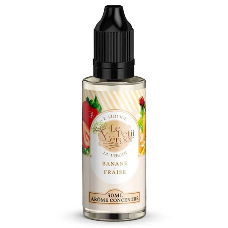 Concentré Banane Fraise Petit verger 30ml