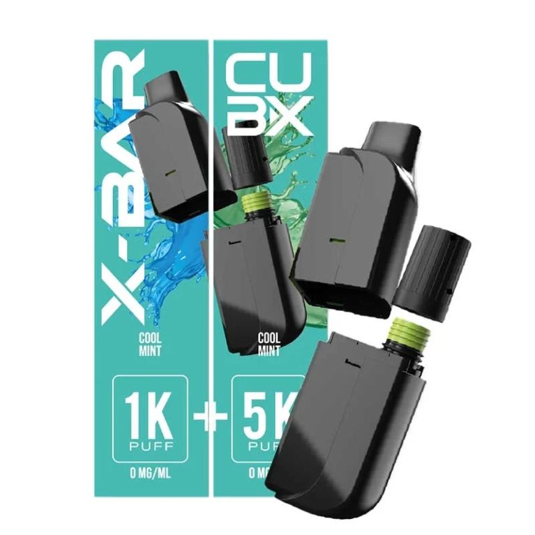Cartouche pré-remplie CUBX Go X-Bar Cool Mint